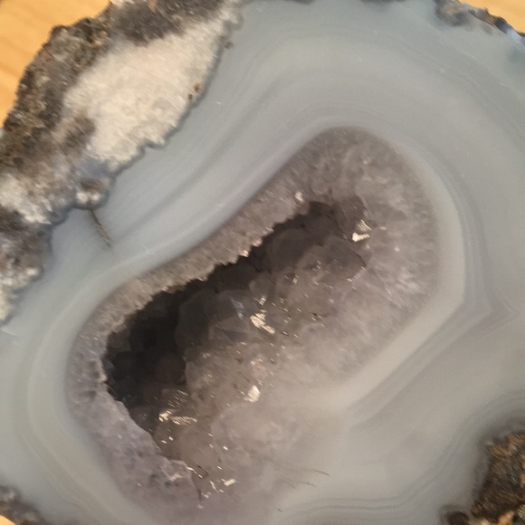 SOLD!Whole Geode Cut in Half and Polished Agate - Picture 3 of 8